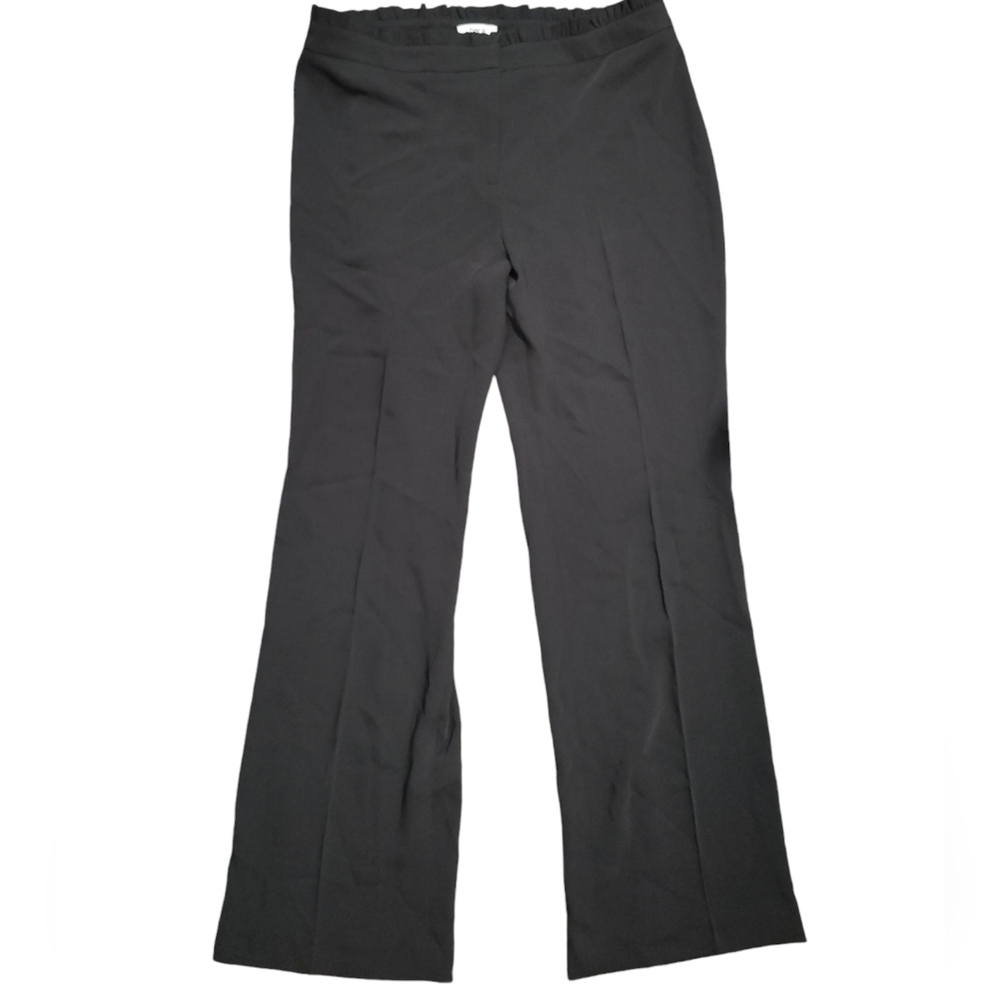 BAR III black ruffle waist dress pants 14